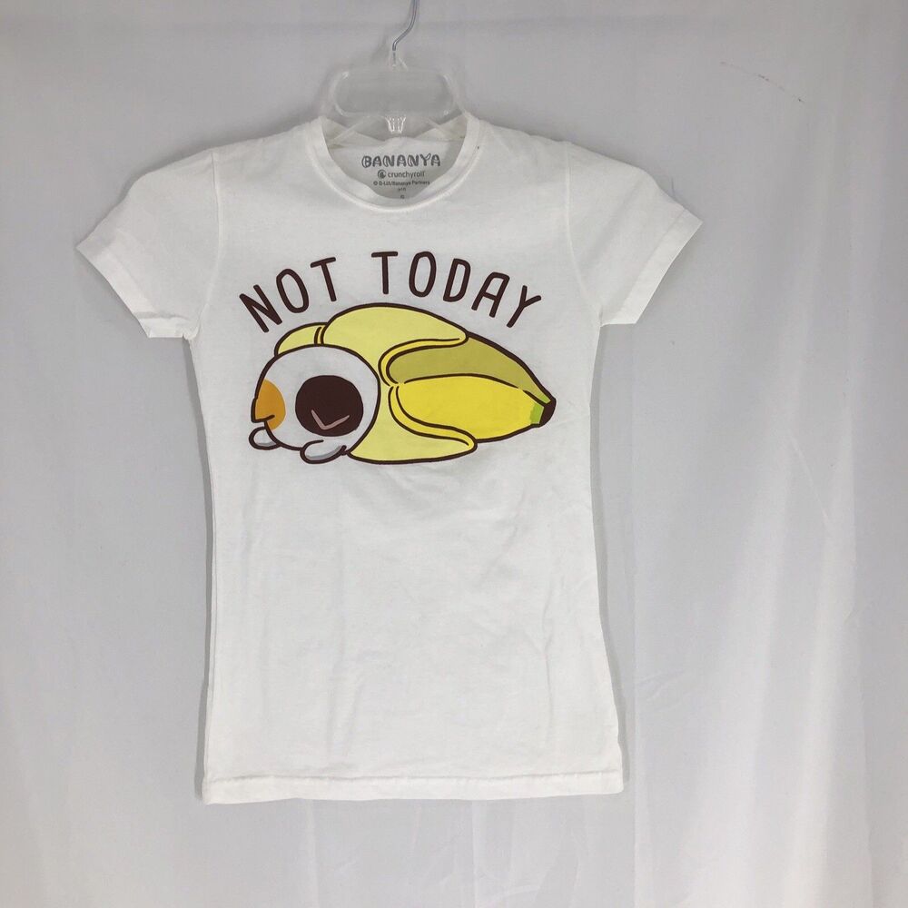 BANANYA, Crunchyroll, Women's Medium White T Shirt